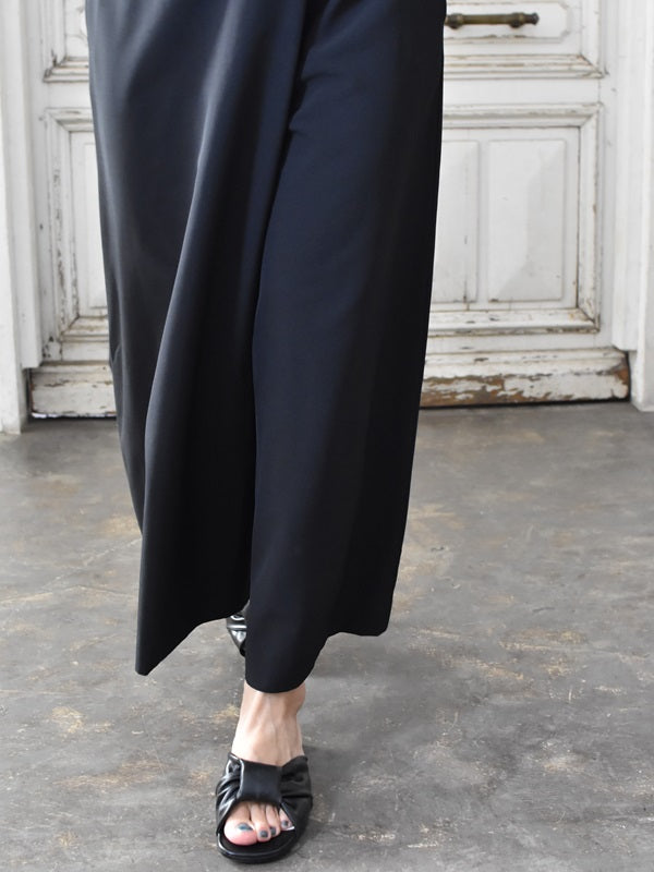 1025 ドレープクロスストラップミュール AL2409S White 木型No.G1908H