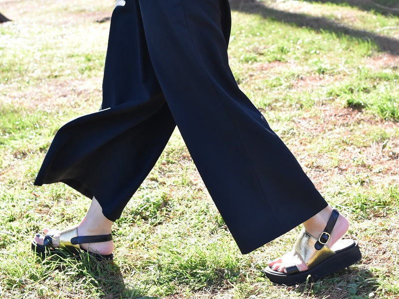 厚底ストラップサンダル　AL2510S  Beige　木型 . S1642H