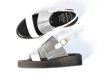 厚底ストラップサンダル　AL2510S  Silvercombi　木型 . S1642H