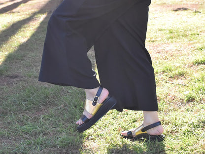 厚底ストラップサンダル　AL2510S  Beige　木型 . S1642H