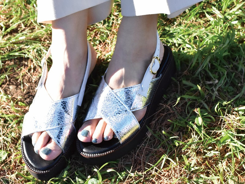 厚底ストラップサンダル　AL2514S  Goldpaison　木型 . S1642H