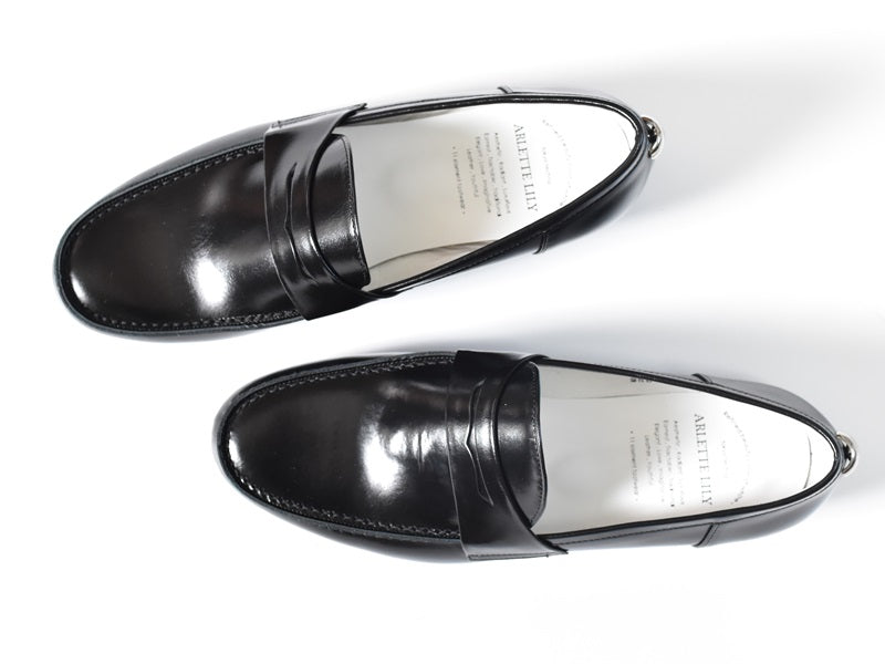 013  ライトコインローファー　AL2501K  Blackglass　　木型No.C1813