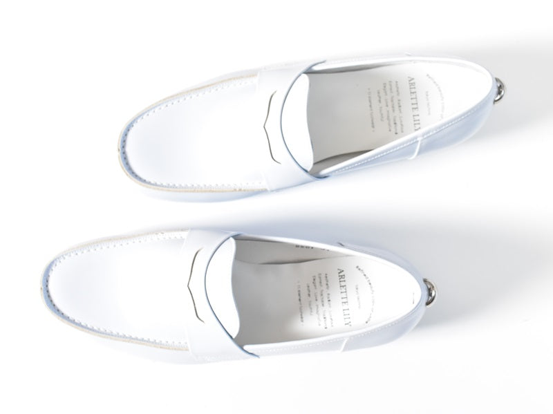 013  ライトコインローファー　AL2501K  Lightblueglass　　木型No.C1813