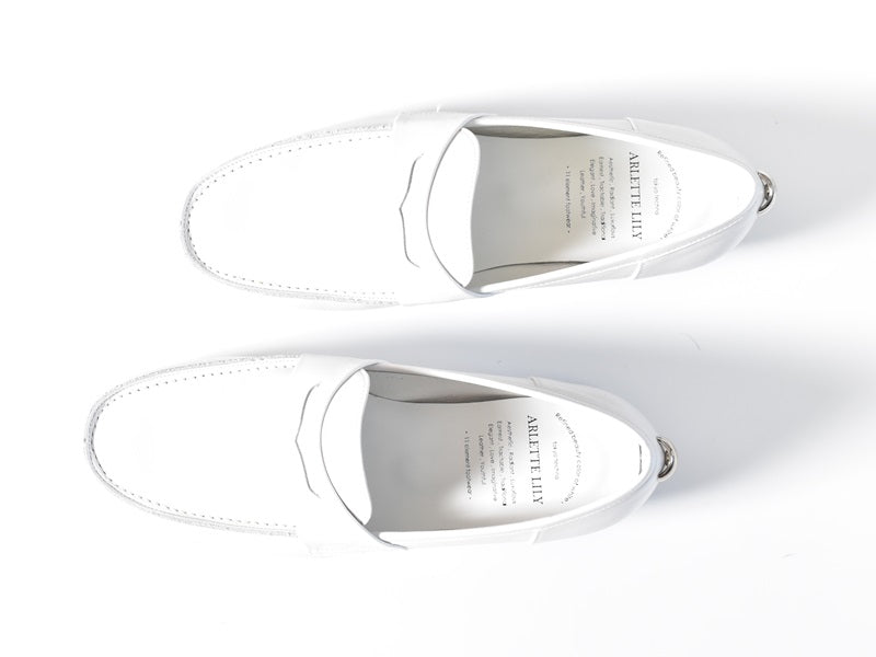 013  ライトコインローファー　AL2501K  White　　木型No.C1813