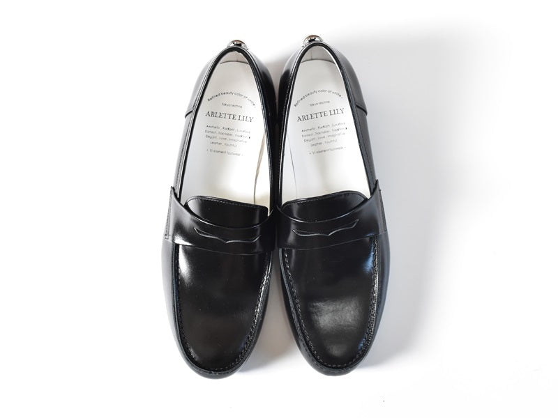 013  ライトコインローファー　AL2501K  Blackglass　　木型No.C1813