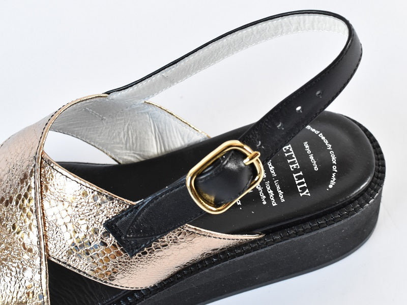 厚底ストラップサンダル　AL2514S  Goldpaison　木型 . S1642H