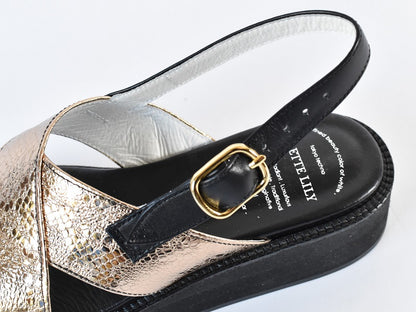 厚底ストラップサンダル　AL2514S  Goldpaison　木型 . S1642H