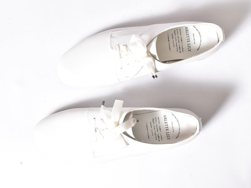 1028  ラウンドトウプレーンブラッチャー  AL2434K  White　　木型No.C1813