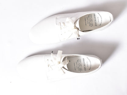 1028  ラウンドトウプレーンブラッチャー  AL2434K  White　　木型No.C1813