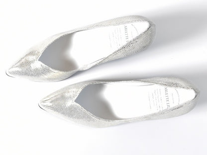 016  ポインテッドVカットパンプス　AL2418P   Goldlizard　　木型No.HARVEST