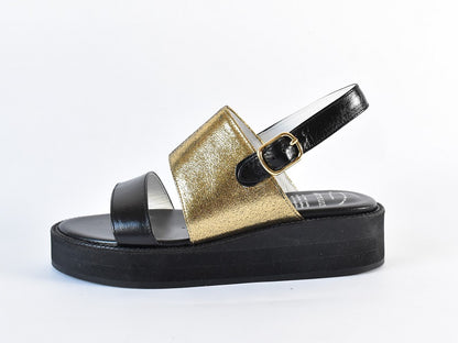 厚底ストラップサンダル　AL2510S  Goldcombi　木型 . S1642H