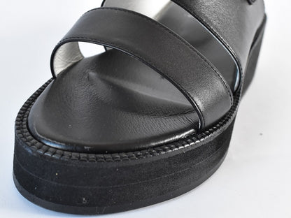厚底ストラップサンダル　AL2510S  Black　木型 . S1642H