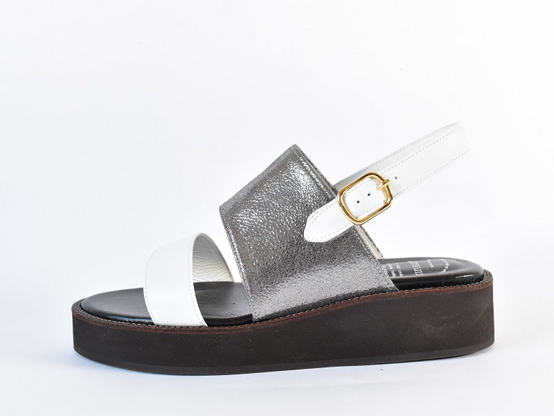 厚底ストラップサンダル　AL2510S  Silvercombi　木型 . S1642H