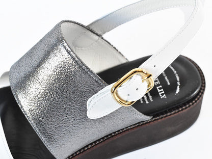 厚底ストラップサンダル　AL2510S  Silvercombi　木型 . S1642H