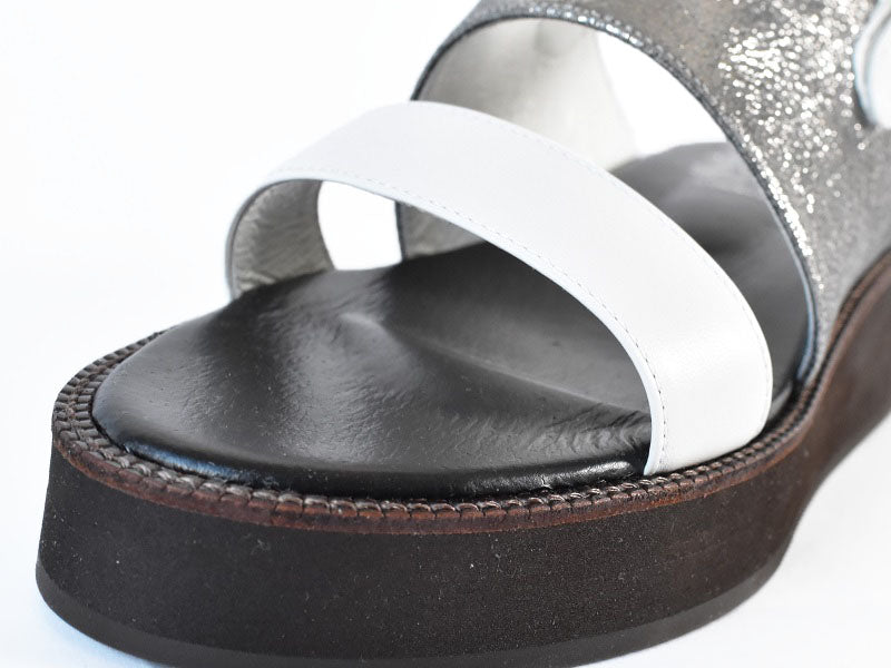 厚底ストラップサンダル　AL2510S  Silvercombi　木型 . S1642H