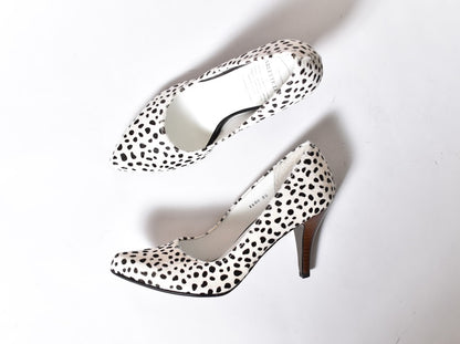 1023  プレーンポインテッドパンプス  AL1600P  Whitecheetah　　木型No.P85062