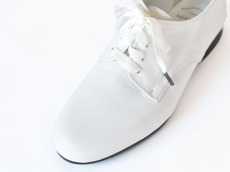 1028  ラウンドトウプレーンブラッチャー  AL2434K  White　　木型No.C1813