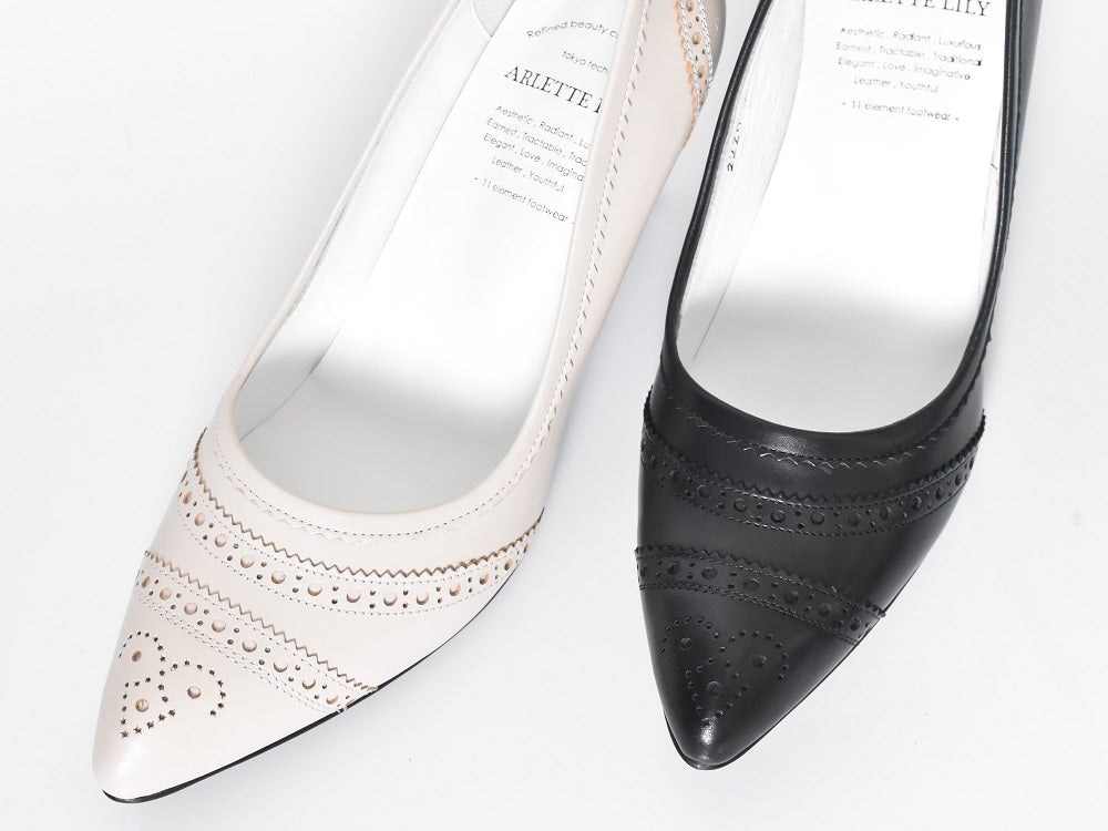 1020  ポインテッドクラシックパンプス  AL2220P  Black　　木型No.X1395