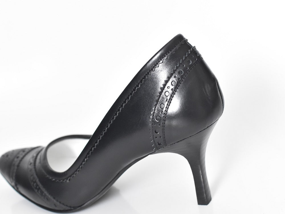 1020  ポインテッドクラシックパンプス  AL2220P  Black　　木型No.X1395