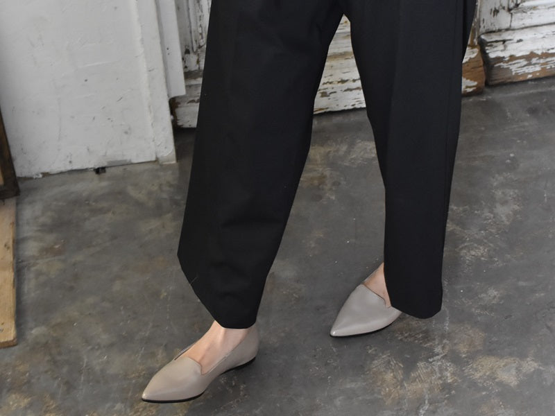 1019  ポインテッドフラットオペラシューズ　AL2405K　Beige　　木型No.A296