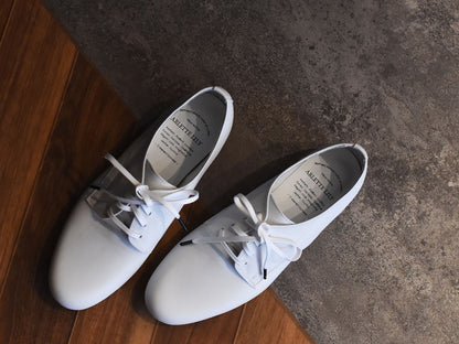 1028  ラウンドトウプレーンブラッチャー  AL2434K  White　　木型No.C1813