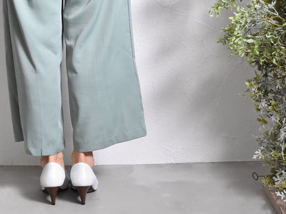 003 ポインテッドセミハートパンプス　AL2318P  Goldlizard　　木型No.W2654