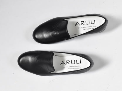 0001　ラウンドトウオペラシューズ　AL2520K  Black　木型 . C1813