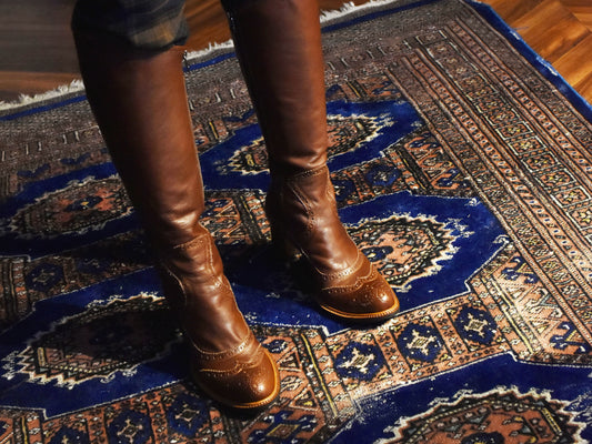 039  クラシックウイングチップメダリオンブーツ　AL1639LB　Darkbrown　　木型No.Z1060