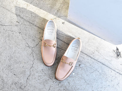 008  ラウンドトウビットローファー (スムース)　AL2103K Beige　　木型No.C1813