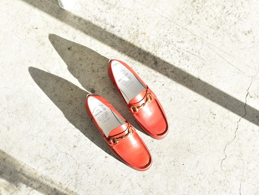 008  ラウンドトウビットローファー (スムース)　AL2103K  Red　　木型No.C1813