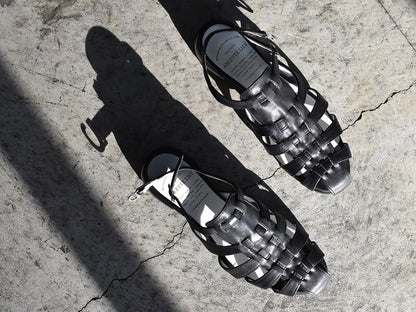 ラウンドトウマスキュリングルカサンダル　AL2505S  Black　木型.C1813