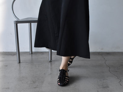 ラウンドトウマスキュリングルカサンダル　AL2505S  Black　木型.C1813