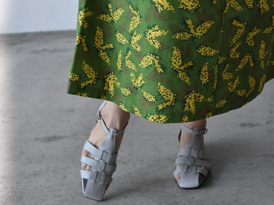 スクエアトウクラシックグルカサンダル　AL2503S  Ivory　木型No.OGA